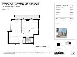 Pis, 63.00 m², nouveau, Carretera de Sabadell, 51