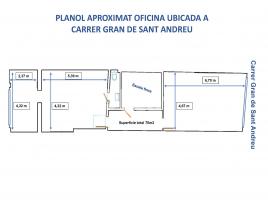 в аренду в офис, 99.00 m², Рядом с автобусом и метро, Calle Gran de Sant Andreu, 119