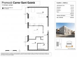 新建築 - Pis 在, 62.00 m², 新, Calle de Sant Gaietà, 2