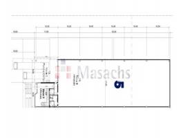 Lloguer nau industrial, 1250 m²