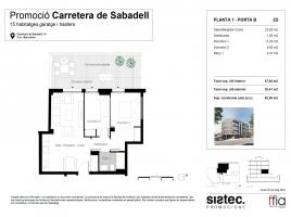 Piso, 63.00 m², nuevo, Carretera de Sabadell, 51