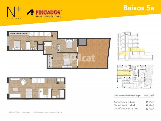 Duplex, 130.00 m², near bus and train, new, Calle de Maragall